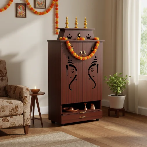 S.p.c ornaments of wood apk 5x2.5 pooja mandapam