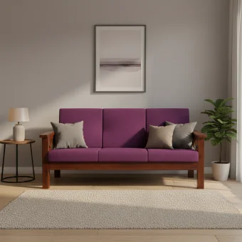 Babu wooden sofa (3x3)