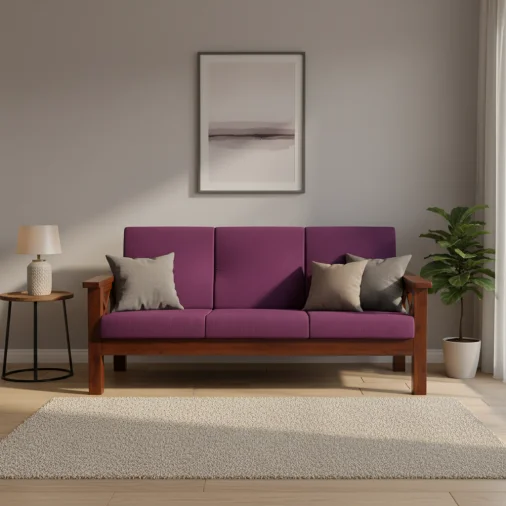 Babu wooden sofa (3x3)