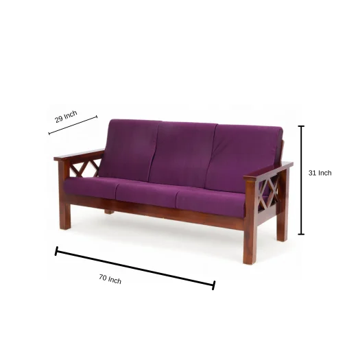 Babu wooden sofa (3x3)