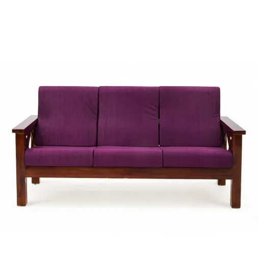 Babu wooden sofa set (3x3)