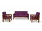Babu wooden sofa set (3x3)