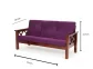 Babu wooden sofa set (3x3)
