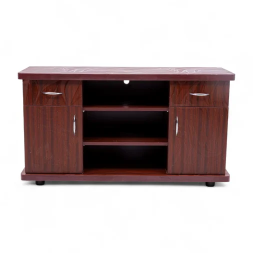 Srvf led 4"ft 2 door 2 drawer glass