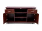 Srvf led 4"ft 2 door 2 drawer glass