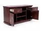 Srvf led 4"ft 2 door 2 drawer glass