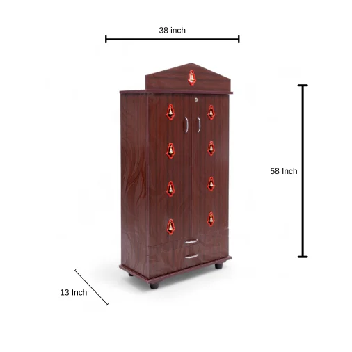 Srvf ps;05-4x21/2 key board light pooja stand