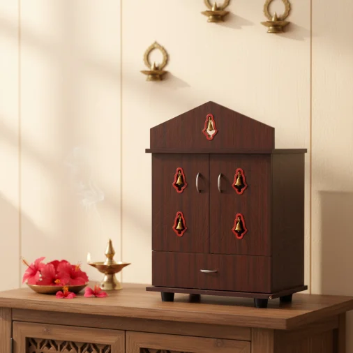 Srvf ps;08-2x2 key board light pooja stand