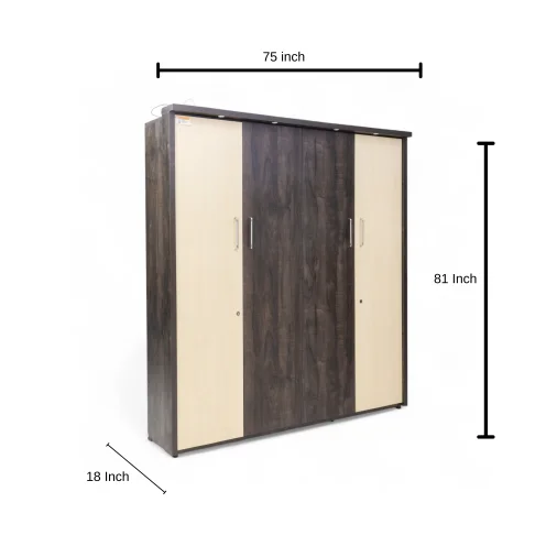 Vin Wr006 Wardrobe 4 Door Wd