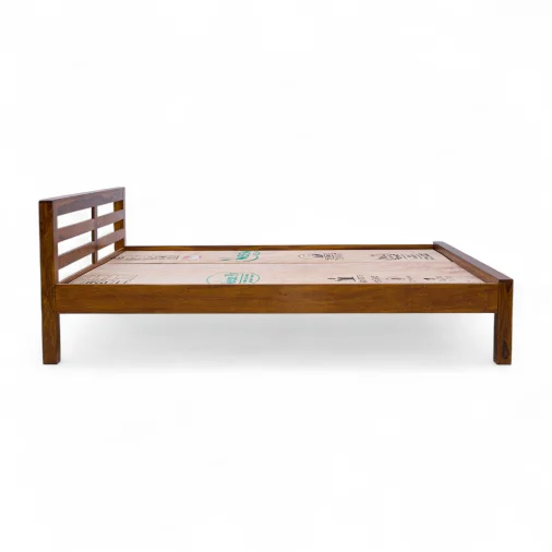 Bd-swastik wooden cot(1.5m)