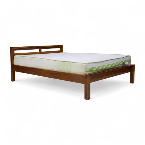 Bd-swastik wooden cot(1.5m)