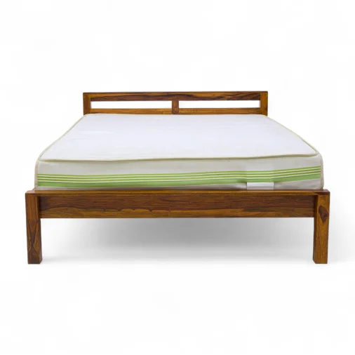 Bd-swastik wooden cot(1.5m)