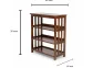 Shoe rack open