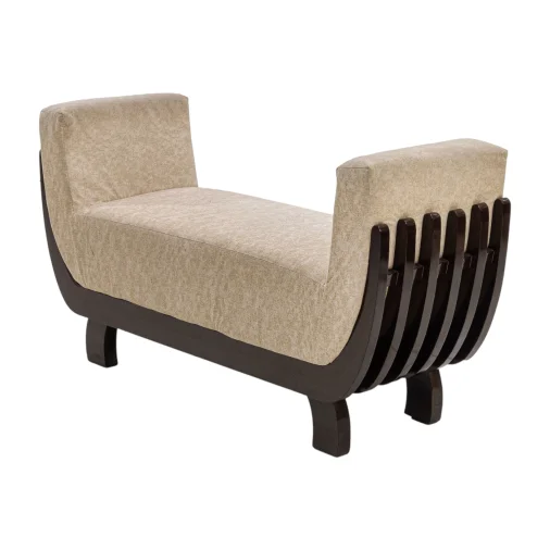 Colombia wood sofa (long puffy)