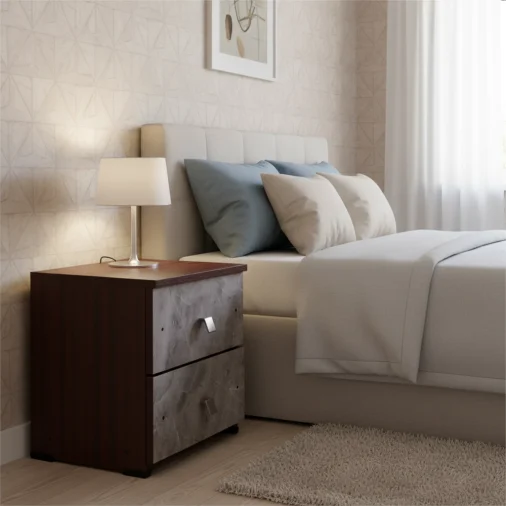 Cot double drawer box