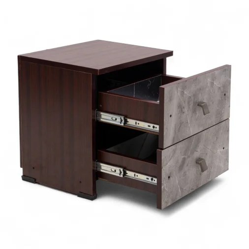 Cot double drawer box