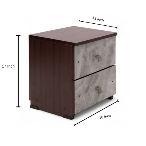 Cot double drawer box