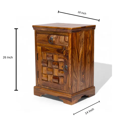 Kw bed side 2 draw