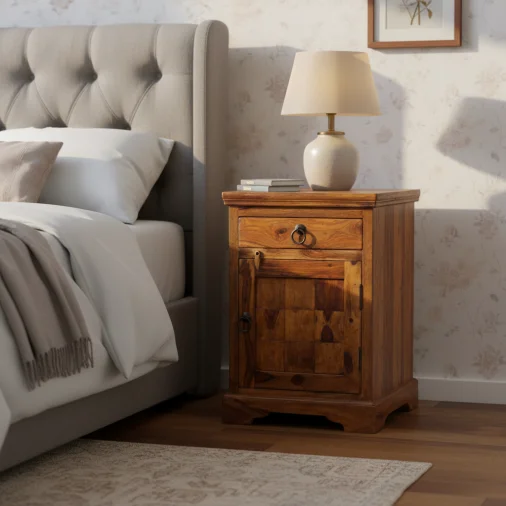 Kw bed side 2 draw
