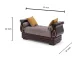 Leaf wooden sofa (long puffy)