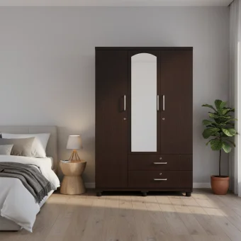 6x4 3 door wardrobe (w.o.m)