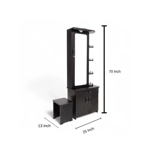 Roiling door dressing table
