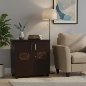 S.k.t 2x2 wooden shoe rack