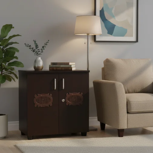 S.k.t 2x2 wooden shoe rack