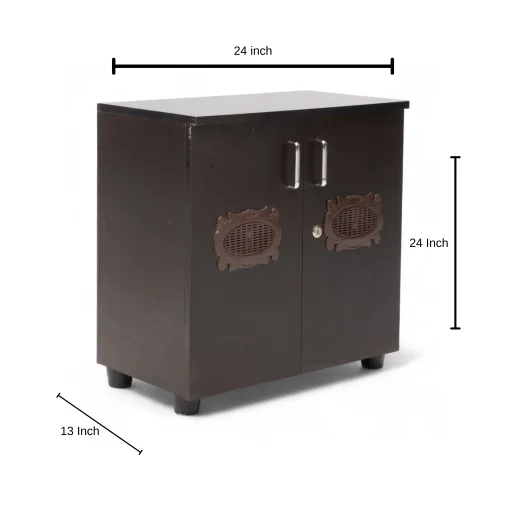 S.k.t 2x2 wooden shoe rack